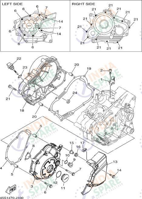 CRANKCASE COVER 1